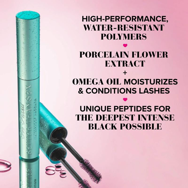 Too Faced Lips, Cheeks & Lashes Makeup Set: Cloud Crush Whipped Blush + Waterproof Mascara