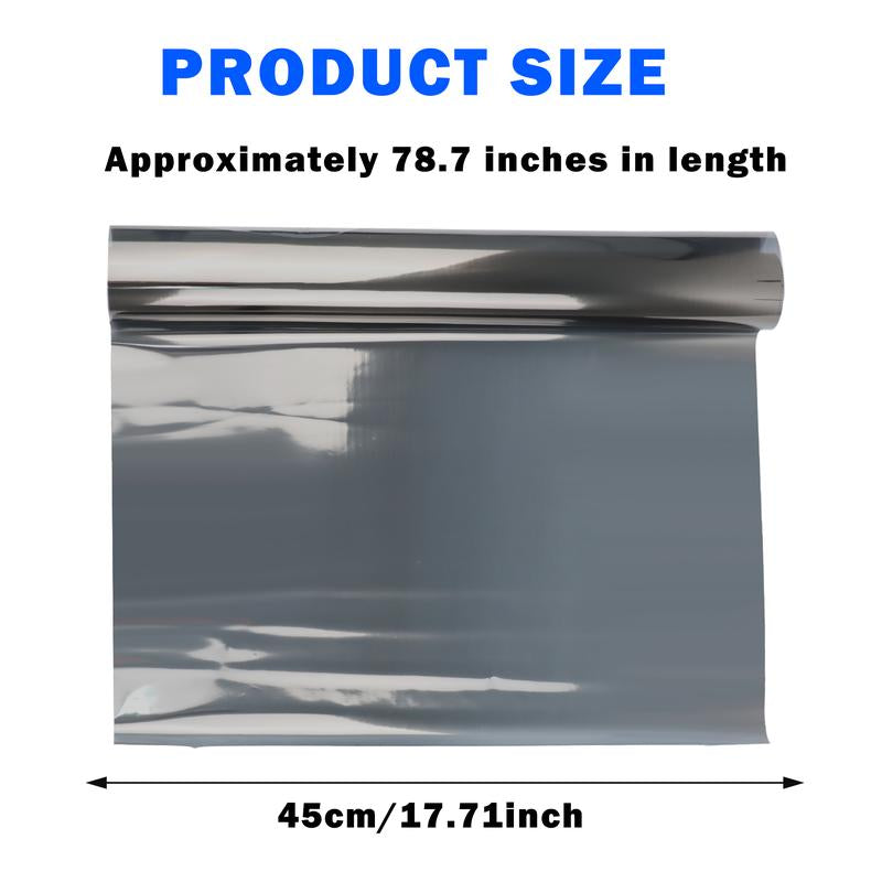 One Way Window Privacy Film, Window Tint for Home, Sun Blocking UV Heat Blocker, See Out Not in Reflective Mirror Film, Removable Static Cling Glass Door Cover