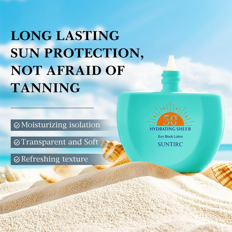 Sun Advanced Hydration Ultra-Lightweight Face Sunscreen SPF 50 with Hyaluronic Acid & Humectants, Hydrating Sunscreen for Face, Non Comedogenic and Hypoallergenic,