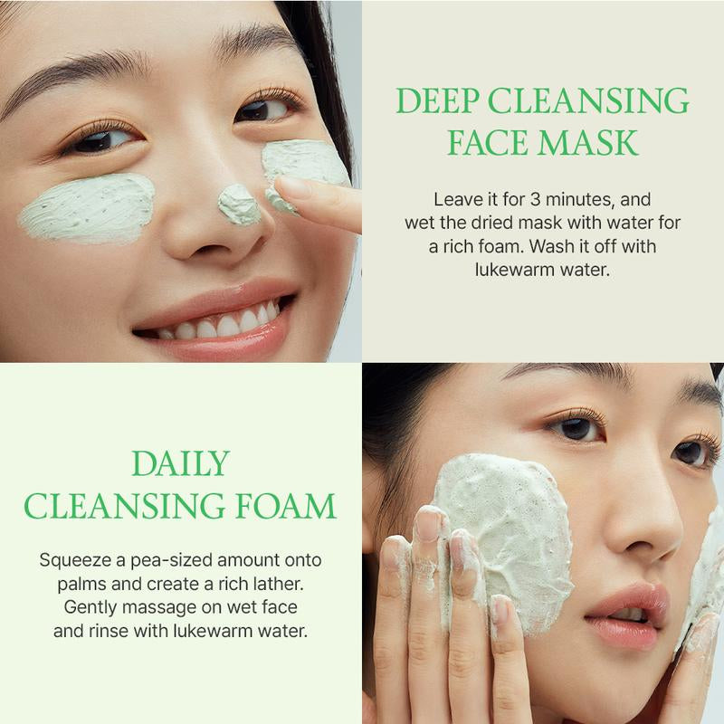 [FULLY Official Shop] Green Tomato Clay Mask Cleanser Pore Purifying with 49% Green Tomato Extract Sebum & Clogged Pore Care Exfoliation 4.05 Fl.Oz