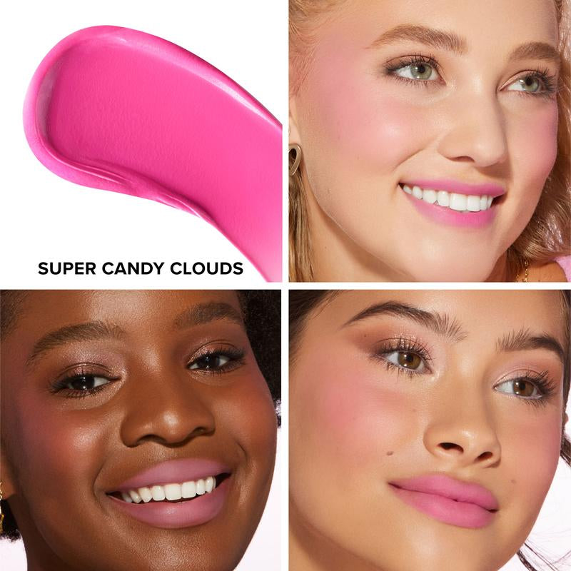 Too Faced Lips, Cheeks & Lashes Makeup Set: Cloud Crush Whipped Blush + Waterproof Mascara