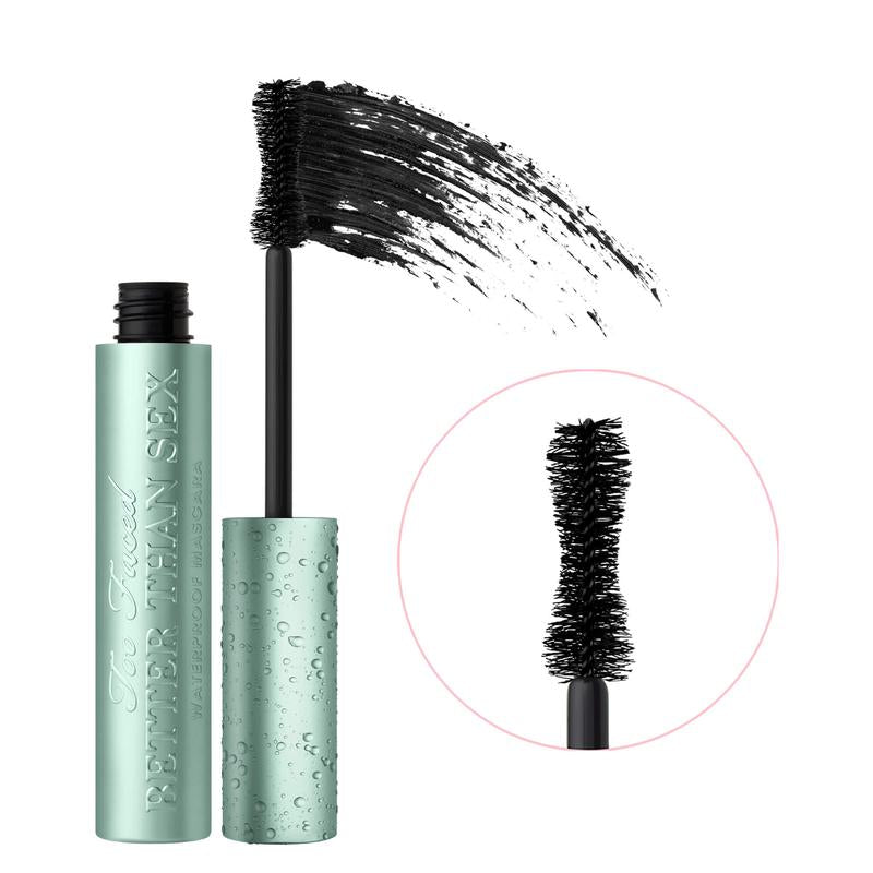 Too Faced Lips, Cheeks & Lashes Makeup Set: Cloud Crush Whipped Blush + Waterproof Mascara